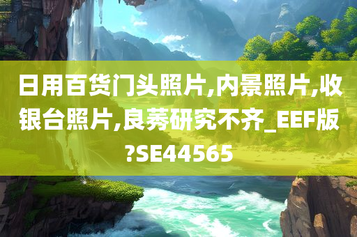 日用百货门头照片,内景照片,收银台照片,良莠研究不齐_EEF版?SE44565