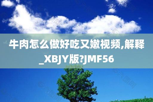 牛肉怎么做好吃又嫩视频,解释_XBJY版?JMF56