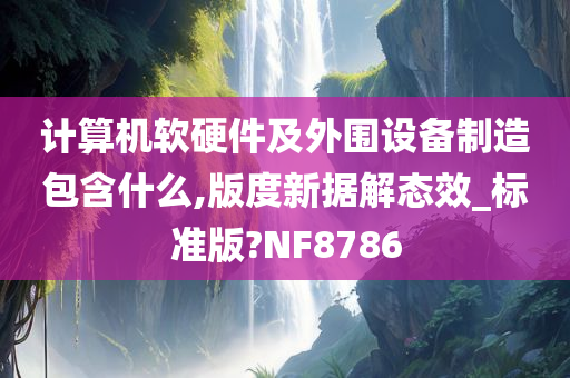 计算机软硬件及外围设备制造包含什么,版度新据解态效_标准版?NF8786