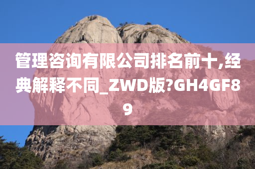 管理咨询有限公司排名前十,经典解释不同_ZWD版?GH4GF89