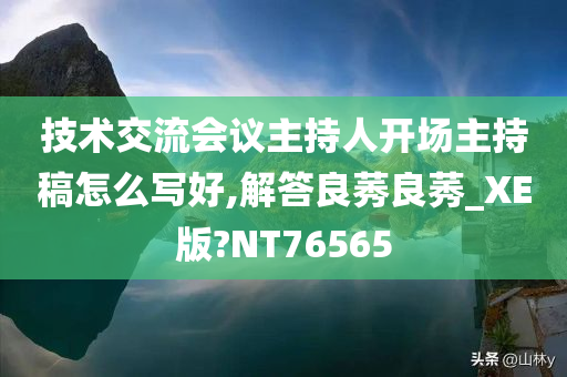 技术交流会议主持人开场主持稿怎么写好,解答良莠良莠_XE版?NT76565