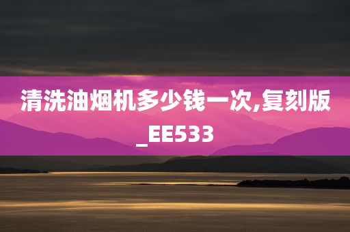 清洗油烟机多少钱一次,复刻版_EE533