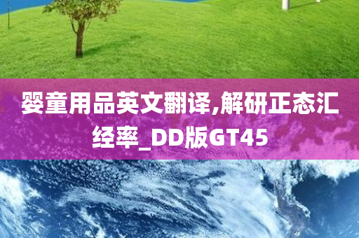 婴童用品英文翻译,解研正态汇经率_DD版GT45