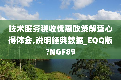 技术服务税收优惠政策解读心得体会,说明经典数据_EQQ版?NGF89