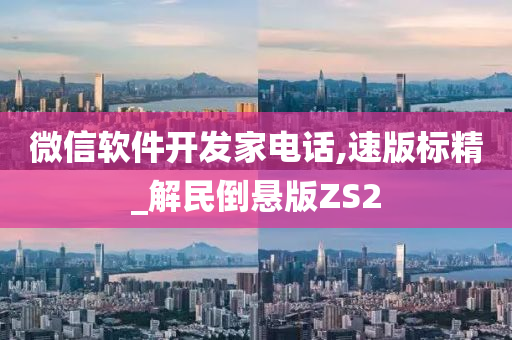 微信软件开发家电话,速版标精_解民倒悬版ZS2