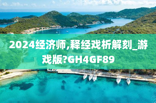 2024经济师,释经戏析解刻_游戏版?GH4GF89