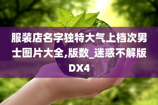 服装店名字独特大气上档次男士图片大全,版数_迷惑不解版DX4