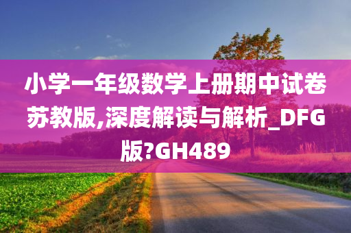 小学一年级数学上册期中试卷苏教版,深度解读与解析_DFG版?GH489