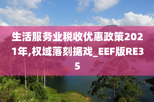 生活服务业税收优惠政策2021年,权域落刻据戏_EEF版RE35