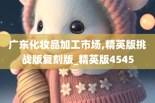 广东化妆品加工市场,精英版挑战版复刻版_精英版4545