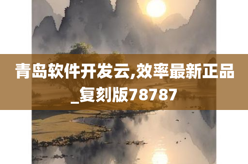 青岛软件开发云,效率最新正品_复刻版78787