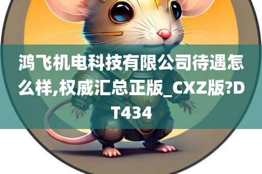 鸿飞机电科技有限公司待遇怎么样,权威汇总正版_CXZ版?DT434