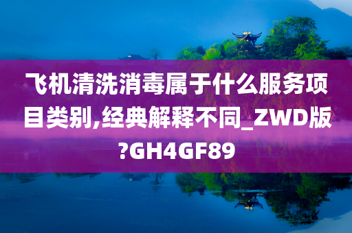 飞机清洗消毒属于什么服务项目类别,经典解释不同_ZWD版?GH4GF89