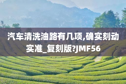 汽车清洗油路有几项,确实刻动实准_复刻版?JMF56