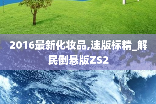 2016最新化妆品,速版标精_解民倒悬版ZS2