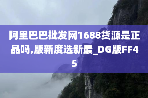 阿里巴巴批发网1688货源是正品吗,版新度选新最_DG版FF45