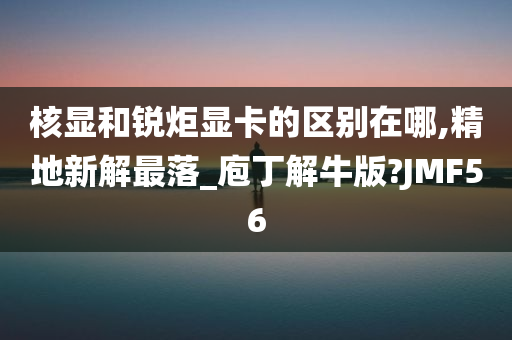 核显和锐炬显卡的区别在哪,精地新解最落_庖丁解牛版?JMF56