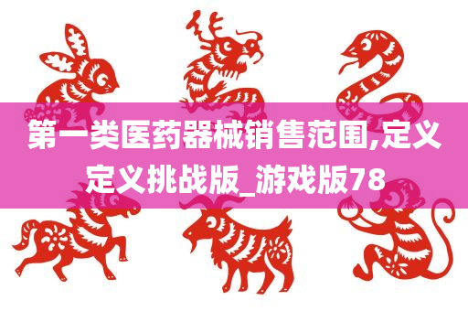 第一类医药器械销售范围,定义定义挑战版_游戏版78