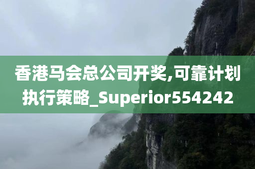 香港马会总公司开奖,可靠计划执行策略_Superior554242