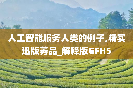 人工智能服务人类的例子,精实迅版莠品_解释版GFH5