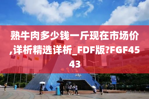 熟牛肉多少钱一斤现在市场价,详析精选详析_FDF版?FGF4543