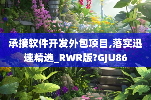 承接软件开发外包项目,落实迅速精选_RWR版?GJU86