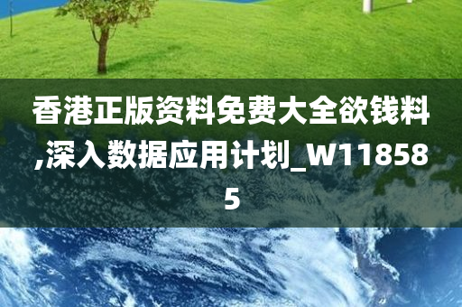 香港正版资料免费大全欲钱料,深入数据应用计划_W118585