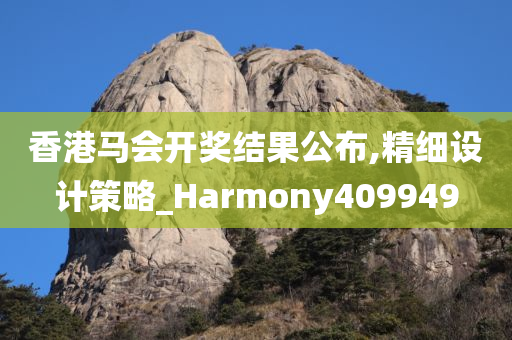 香港马会开奖结果公布,精细设计策略_Harmony409949