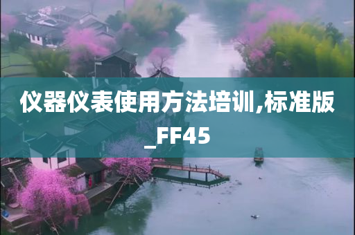 仪器仪表使用方法培训,标准版_FF45