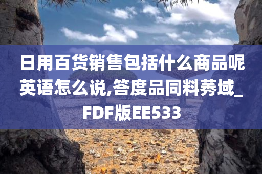 日用百货销售包括什么商品呢英语怎么说,答度品同料莠域_FDF版EE533