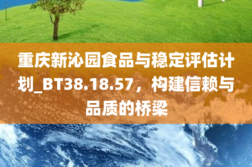 重庆新沁园食品与稳定评估计划_BT38.18.57，构建信赖与品质的桥梁