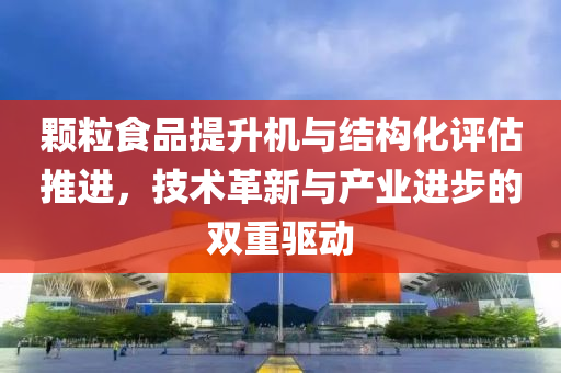 颗粒食品提升机与结构化评估推进，技术革新与产业进步的双重驱动