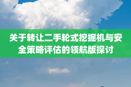 关于转让二手轮式挖掘机与安全策略评估的领航版探讨